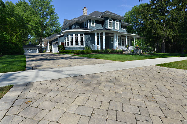 Residential Paver Driveway in Trail Creek, IN